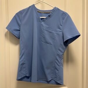 Fabletics Ceil Blue Scrub Top